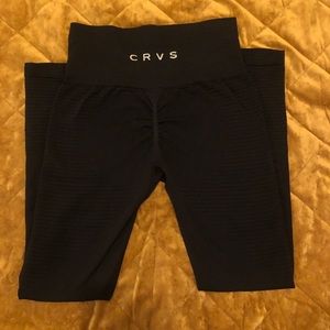 Black scrunchbutt curves and combat boots leggings.